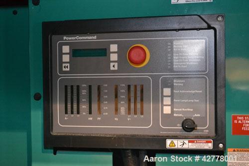 Used Cummins Onan 500kW Diesel Generator Set, model 500DFEK, serial #1080206597, EPA Tier II, engine model QSX15-G9 serial #79332347. 3/60/277-480V. Weather protective enclosure, 86dBA @ 25 foot fact...