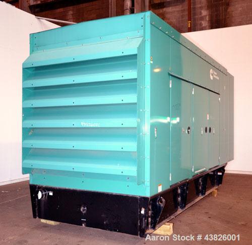 Used Cummins 500 kW Standby (455kW prime) Diesel Generator Set, Model DFEK-5787986, SN- D070043071. Cummins QSX-15-G9 rated 755 HP @ 1800 RPM, emissions EPA Tier 2 certified. 3/60/277-480V. 800 Amp m...