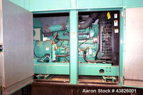 Used Cummins 500 kW Standby (455kW prime) Diesel Generator Set, Model DFEK-5787986, SN- D070043071. Cummins QSX-15-G9 rated 755 HP @ 1800 RPM, emissions EPA Tier 2 certified. 3/60/277-480V. 800 Amp m...