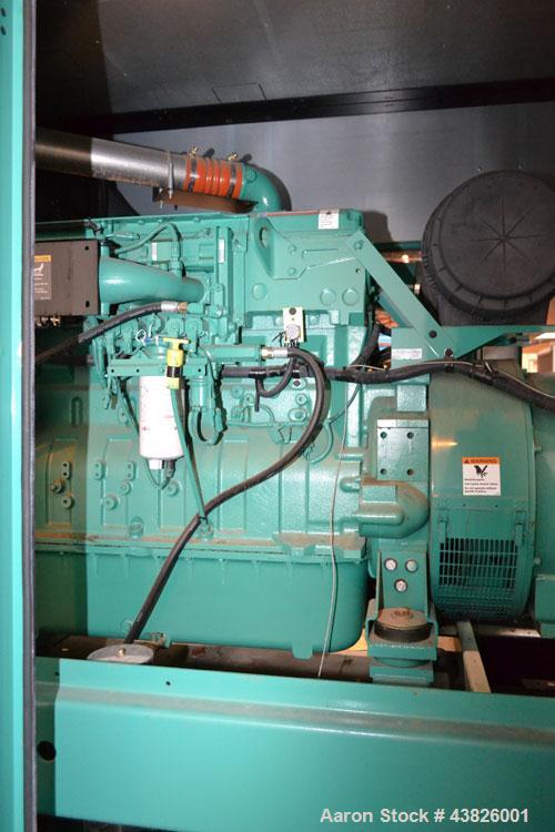 Used Cummins 500 kW Standby (455kW prime) Diesel Generator Set, Model DFEK-5787986, SN- D070043071. Cummins QSX-15-G9 rated 755 HP @ 1800 RPM, emissions EPA Tier 2 certified. 3/60/277-480V. 800 Amp m...