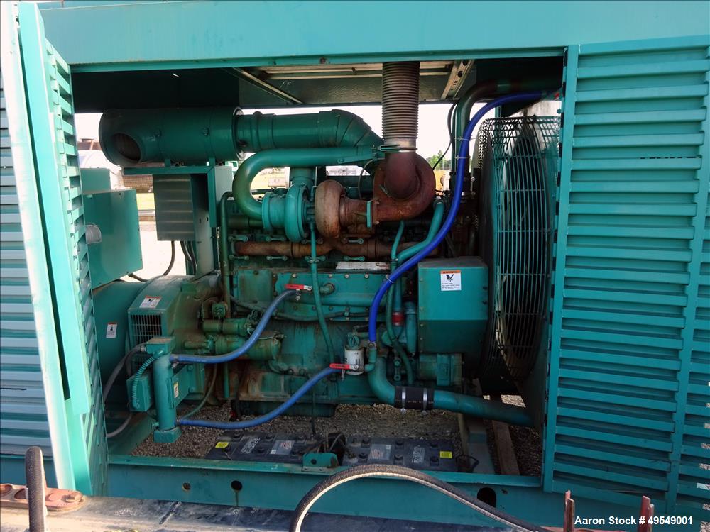 Used Cummins 500 kW Standby Diesel Generator Set, Model 500DFFB