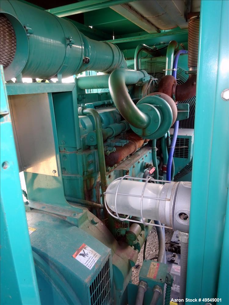 Used Cummins 500 kW Standby Diesel Generator Set, Model 500DFFB