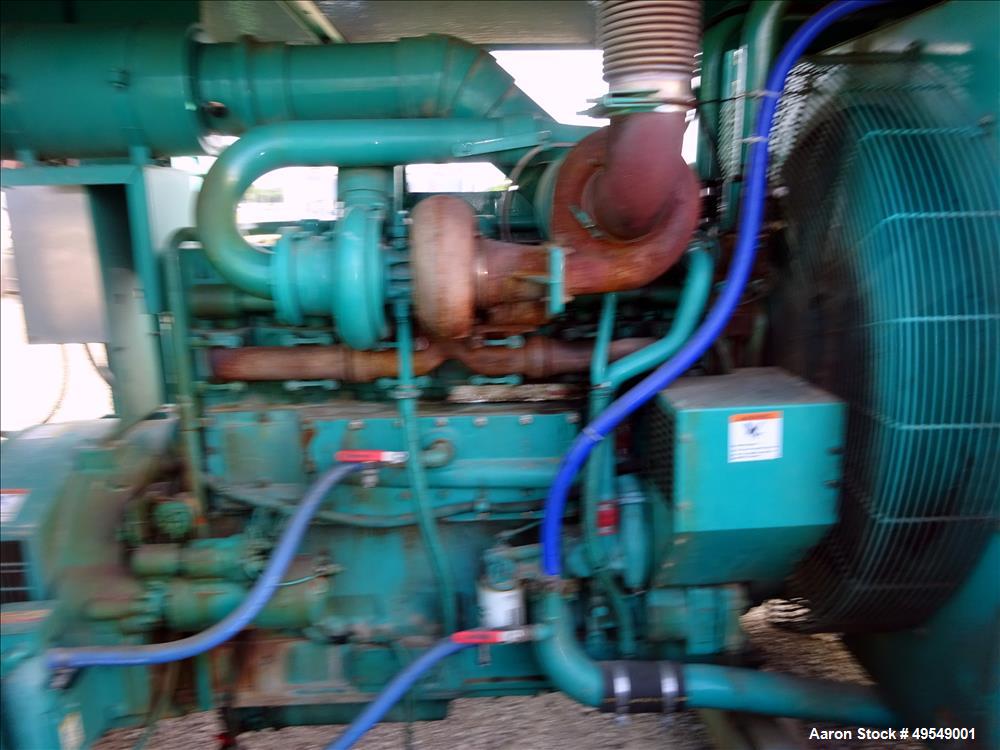 Used Cummins 500 kW Standby Diesel Generator Set, Model 500DFFB