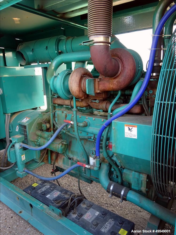 Used Cummins 500 kW Standby Diesel Generator Set, Model 500DFFB