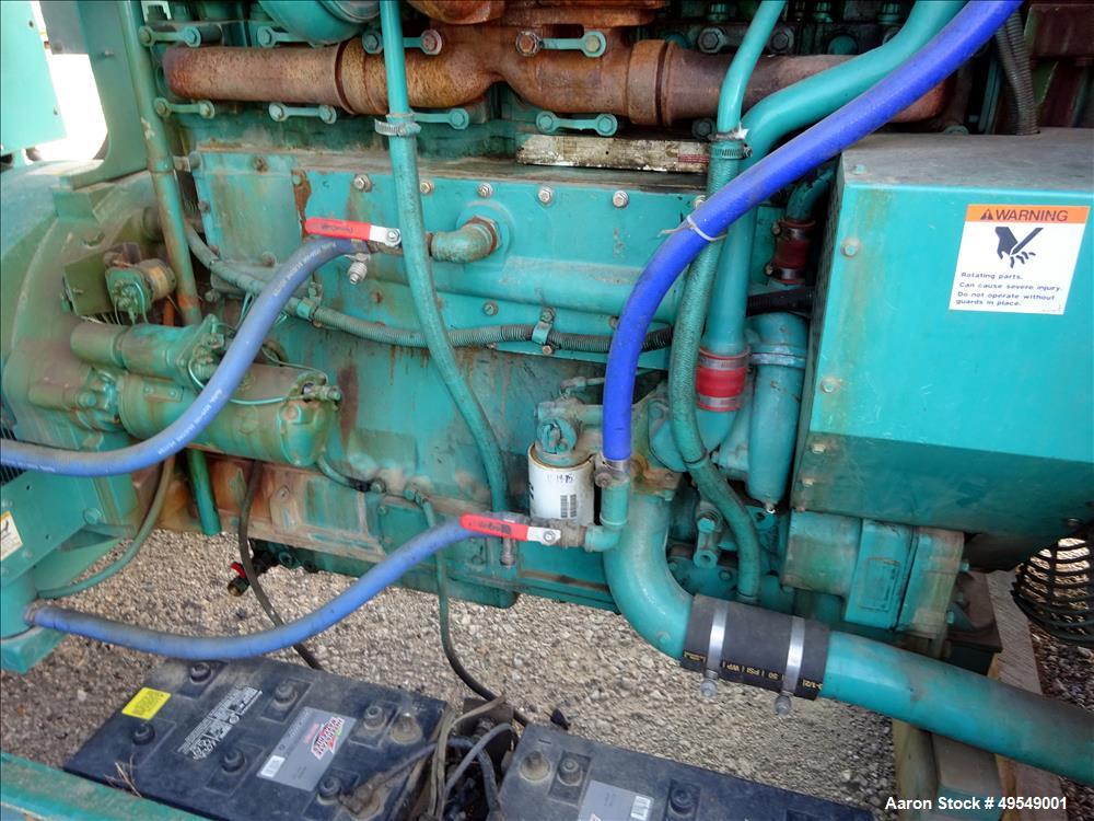 Used Cummins 500 kW Standby Diesel Generator Set, Model 500DFFB
