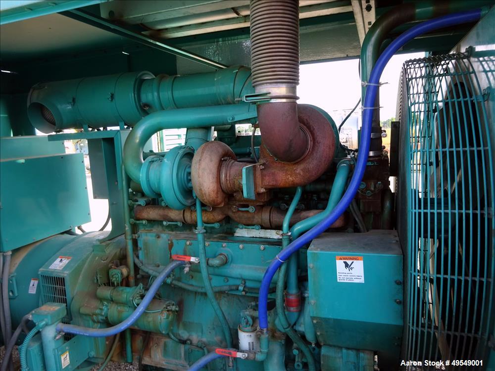 Used Cummins 500 kW Standby Diesel Generator Set, Model 500DFFB