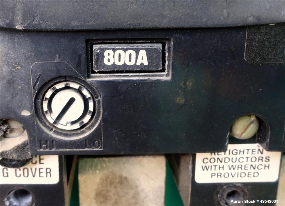 Used Cummins 500 kW Standby Diesel Generator Set, Model 500DFFB