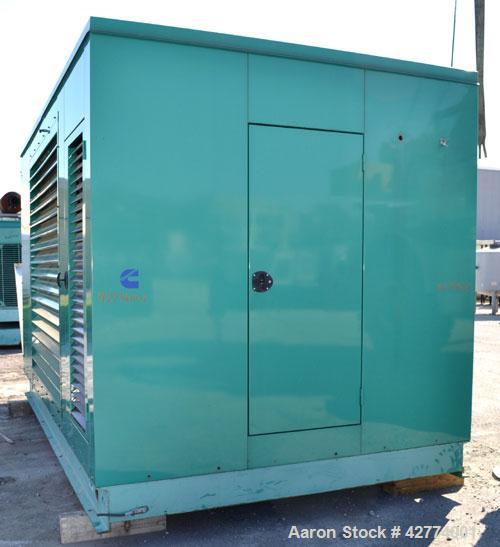 Used Cummins 500kW Natural Gas Generator Set. Cummins model 500GFGA, serial #EM05A070760. Cummins GTA28 engine serial #25299870 rated 770 hp @ 1800 rpm. 3/60/277-480V, currently set up for 208V, reco...