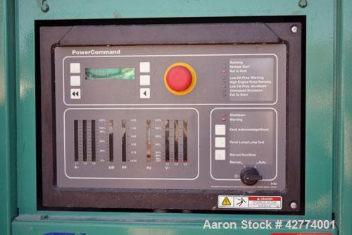 Used Cummins 500kW Natural Gas Generator Set. Cummins model 500GFGA, serial #EM05A070760. Cummins GTA28 engine serial #25299870 rated 770 hp @ 1800 rpm. 3/60/277-480V, currently set up for 208V, reco...