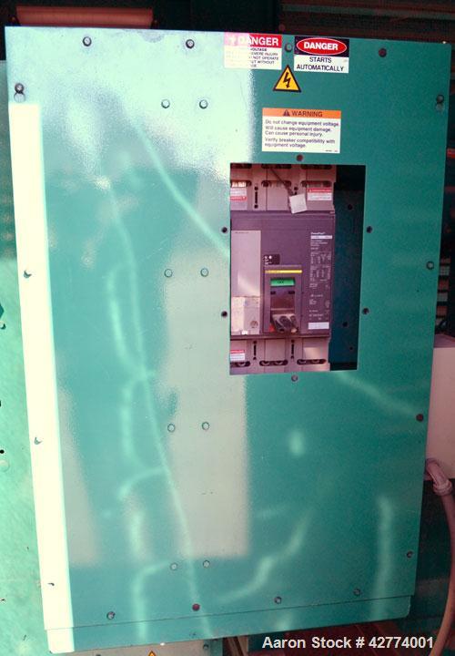 Used Cummins 500kW Natural Gas Generator Set. Cummins model 500GFGA, serial #EM05A070760. Cummins GTA28 engine serial #25299870 rated 770 hp @ 1800 rpm. 3/60/277-480V, currently set up for 208V, reco...