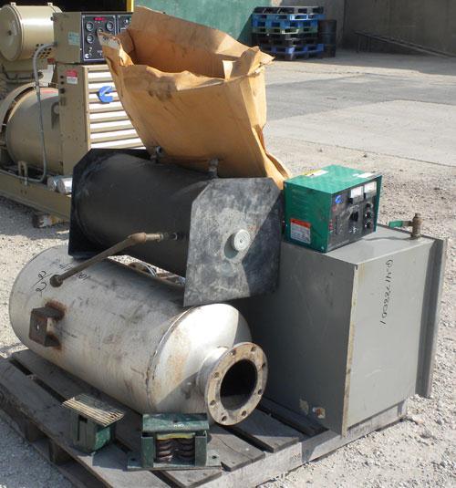 Used Cummins 350kW diesel generator Set. Model 502FDR7020JJW, Cummins NTTA855GS2 engine, SN-30127412, 535HP @ 1800 RPM. 3/60/277/480V. Remote radiator.battery charger, block heater. 470 hrs. Yr 1986.