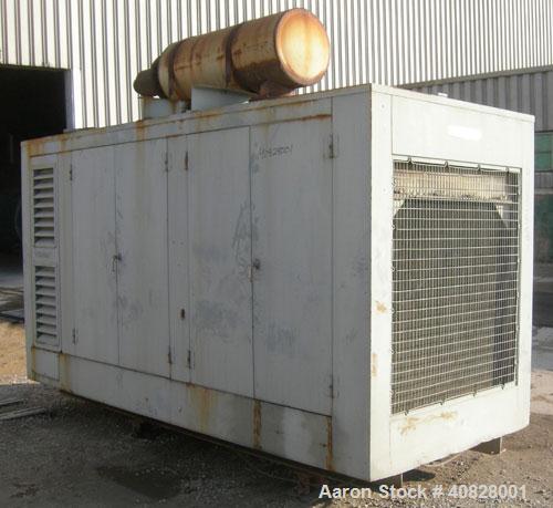 Used Cummins 365 kW Diesel Generator Set. Cummins KTA1150GS1 engine, serial #31124623. 565 hp at 1800 rpm. Model 502FDR7022GHW, serial #LM-93903-11/20-4, 3/60/277/480V, 1800 rpm, mainline circuit bre...