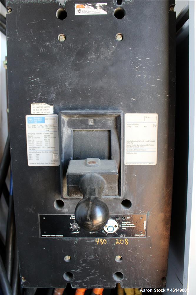 Used Cummins 600 kW standby (545 kW prime) portable /trailer mounted diesel generator set, model 600DFGB-60495A, SN-C930502586. Cummins VTA28-G5 engine rated 900 HP at 1800 RPM. PMG - permanent magne...
