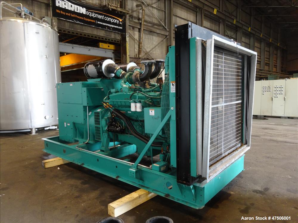 Used Cummins 600 kW Diesel Generator Model DFGB. Cummins VTA-28-G5 Engine
