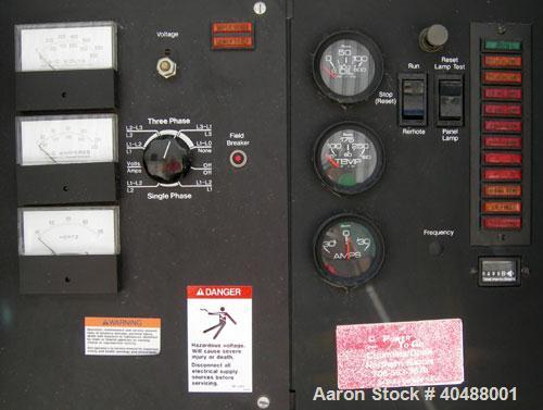 Used Cummins / Onan 60 kW natural gas generator set model 60EN L36837E, SN-E900318912. Ford model LSG-8751-6005-A, SN-03717 B27-RM natural gas engine. 3/60/277-480V. 60 amp main line circuit breaker ...