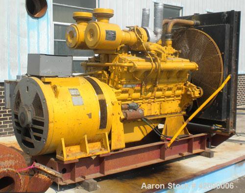 Used Cummins 400kW Diesel Generator Set, model 680F0C41DA; engine model VT12700GS, serial #2172638. 3/60/120/208/277/480V. 1868.3 hours.