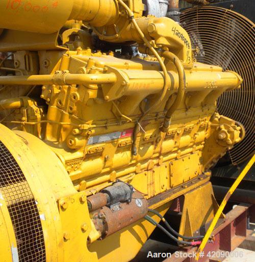 Used Cummins 400kW Diesel Generator Set, model 680F0C41DA; engine model VT12700GS, serial #2172638. 3/60/120/208/277/480V. 1868.3 hours.