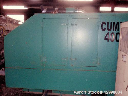 Used Cummins 400 KW diesel generator set, model 680FDC3041AC, 500 kva, 3/60/276-480 volt, serial# EM-90500. With Cummins model VT12-600-GS engine, 626 hours on meter