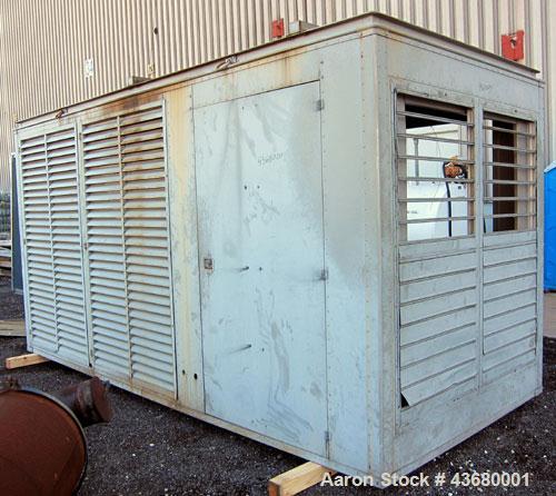 Used Cummins 600 kW Diesel Generator Set. Cummins model VTA28GS2 engine rated 900 HP @ 1800 RPM SN-37110166. 3/60/277/480V. Main-line circuit breaker. No muffler, includes muffler flex connections (s...