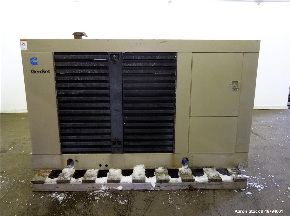 Used Cummins 125 KW standby diesel generator. Cummins 6CT8.3-GS engine