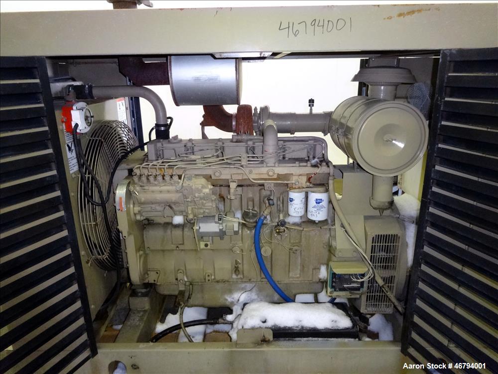 Used Cummins 125 KW standby diesel generator. Cummins 6CT8.3-GS engine