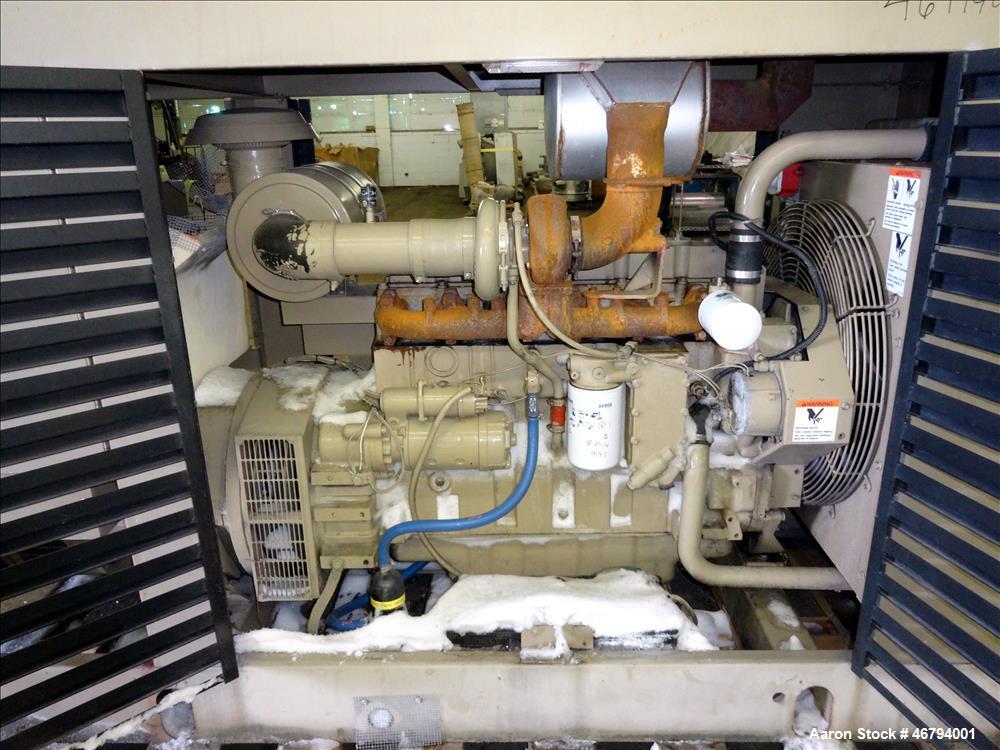 Used Cummins 125 KW standby diesel generator. Cummins 6CT8.3-GS engine