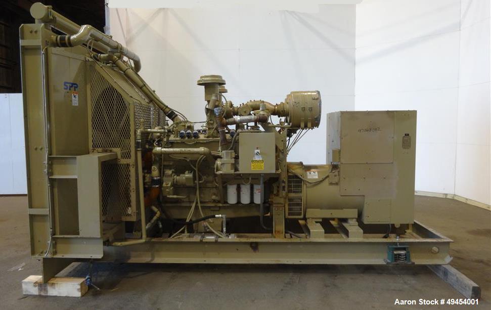 Used Cummins 480 kW Standby Natural Gas Generator Set.
