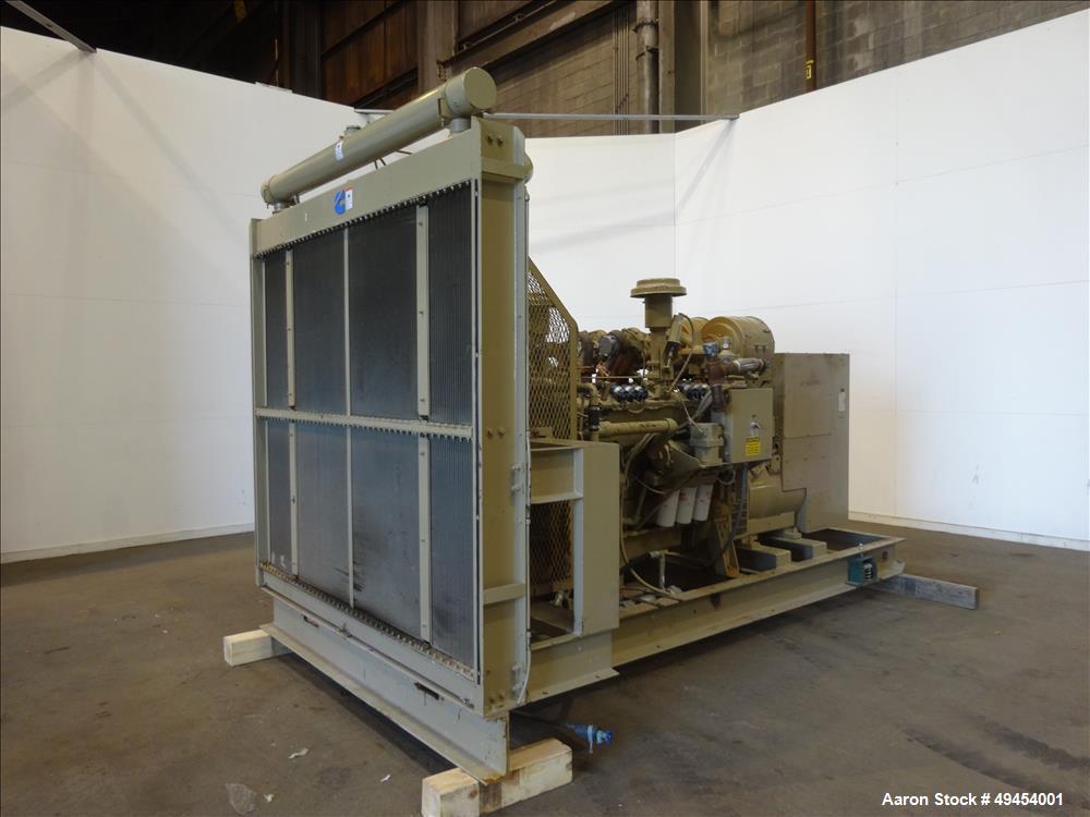 Used Cummins 480 kW Standby Natural Gas Generator Set.