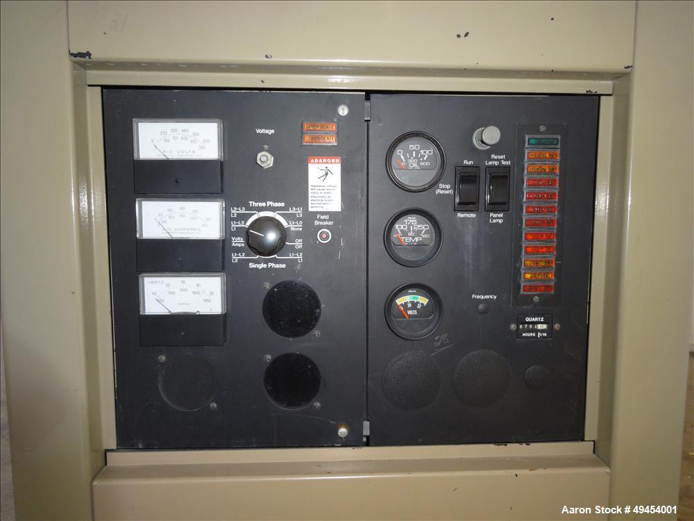 Used Cummins 480 kW Standby Natural Gas Generator Set.