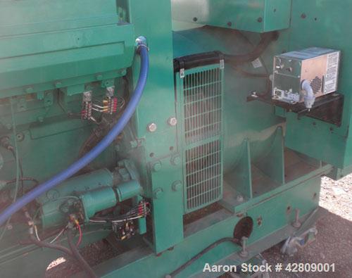 Used Cummins 750 kW standby (680 kW prime) diesel generator set. Cummins model 750DFHA-1386, SN-J000166135. Cummins QST30-G1-NR1 engine, EPA Tier 1, rated 1135 HP at 1800 RPM, SN-37195513, turbocharg...