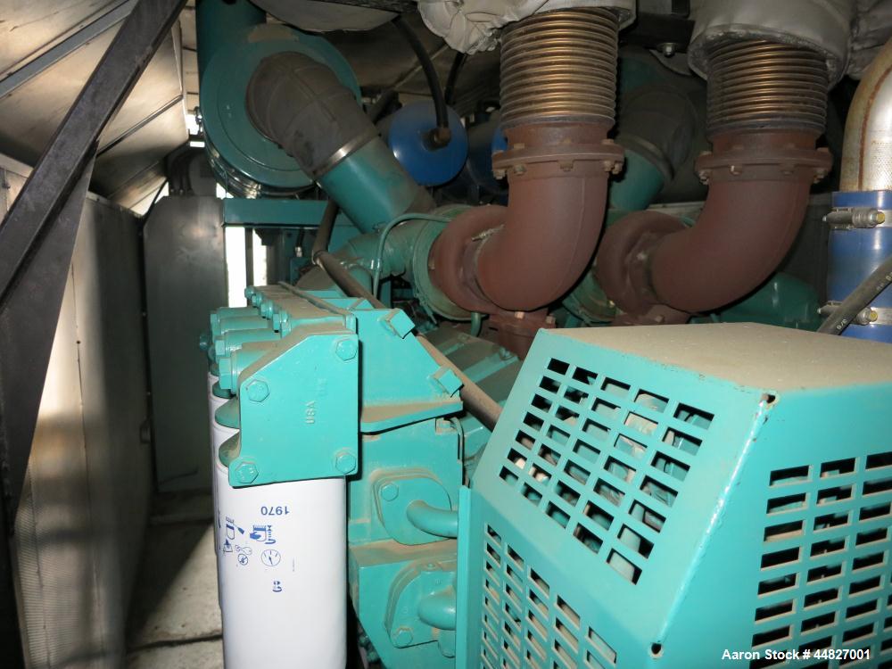 Used Cummins 750 kW Standby Portable/Trailer Mounted Diesel Generator Set, Model 750DFHA-362
