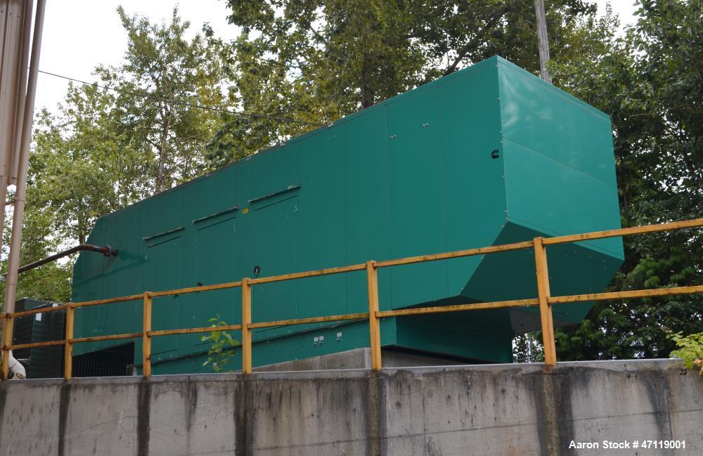 Used Cummins 750 kW Natural Gas Generator, Model 750GFLC. Cummins GTA50 Engine