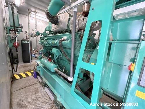 1.4MW 1400 KW Cummins Natural Gas Generator Set.