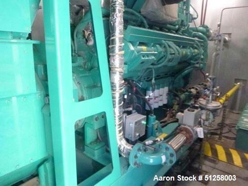 1.4MW 1400 KW Cummins Natural Gas Generator Set.