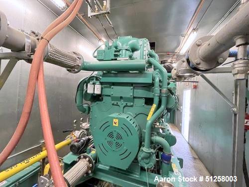 1.4MW 1400 KW Cummins Natural Gas Generator Set.
