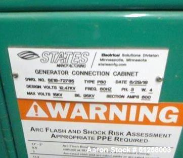 1.4MW 1400 KW Cummins Natural Gas Generator Set.