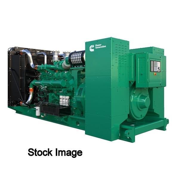Unused Cummins Diesel Generator Set, Model C1500D6E | 1500 kW Standby / 1364 kW Prime | QSK38-G18 Engine | 60 Hz / 480V | Tier 2 | 2460-Gallon Fuel Tank | 2025 Build