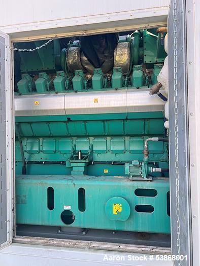 Used Cummins C1540 N6C Natural Gas Generator Set – 1540 kW, QSV91G Engine, Low BTU Gas Capable, 60 Hours