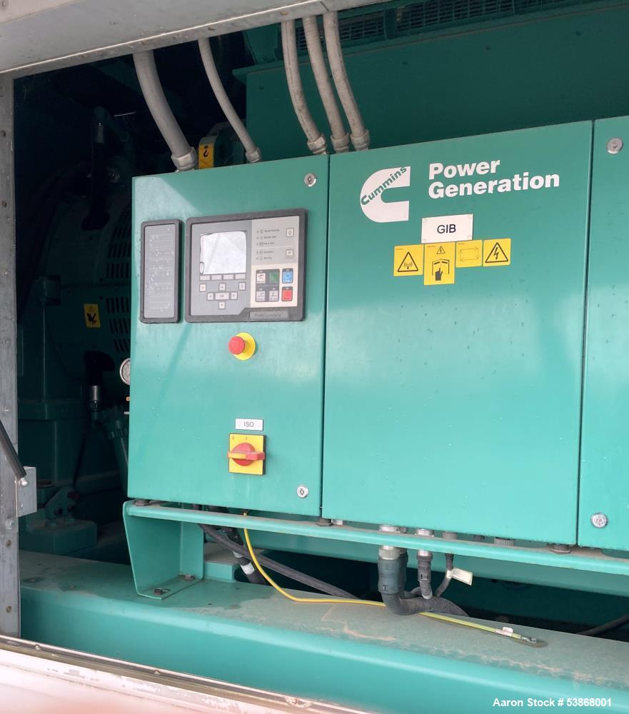 Used Cummins C1540 N6C Natural Gas Generator Set – 1540 kW, QSV91G Engine, Low BTU Gas Capable, 60 Hours