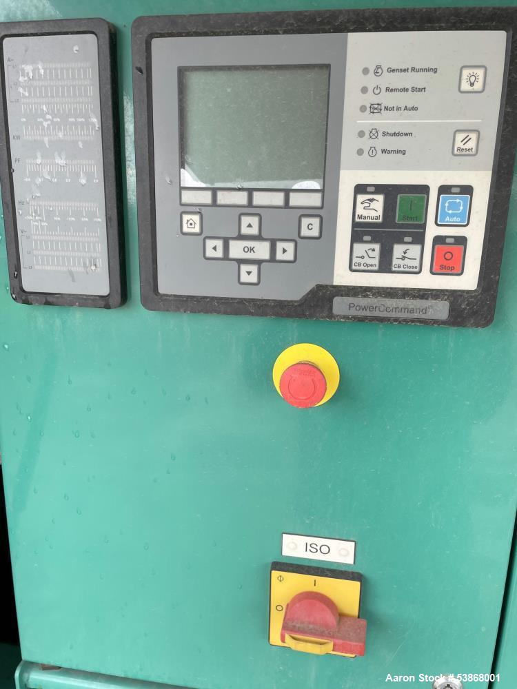 Used Cummins C1540 N6C Natural Gas Generator Set – 1540 kW, QSV91G Engine, Low BTU Gas Capable, 60 Hours