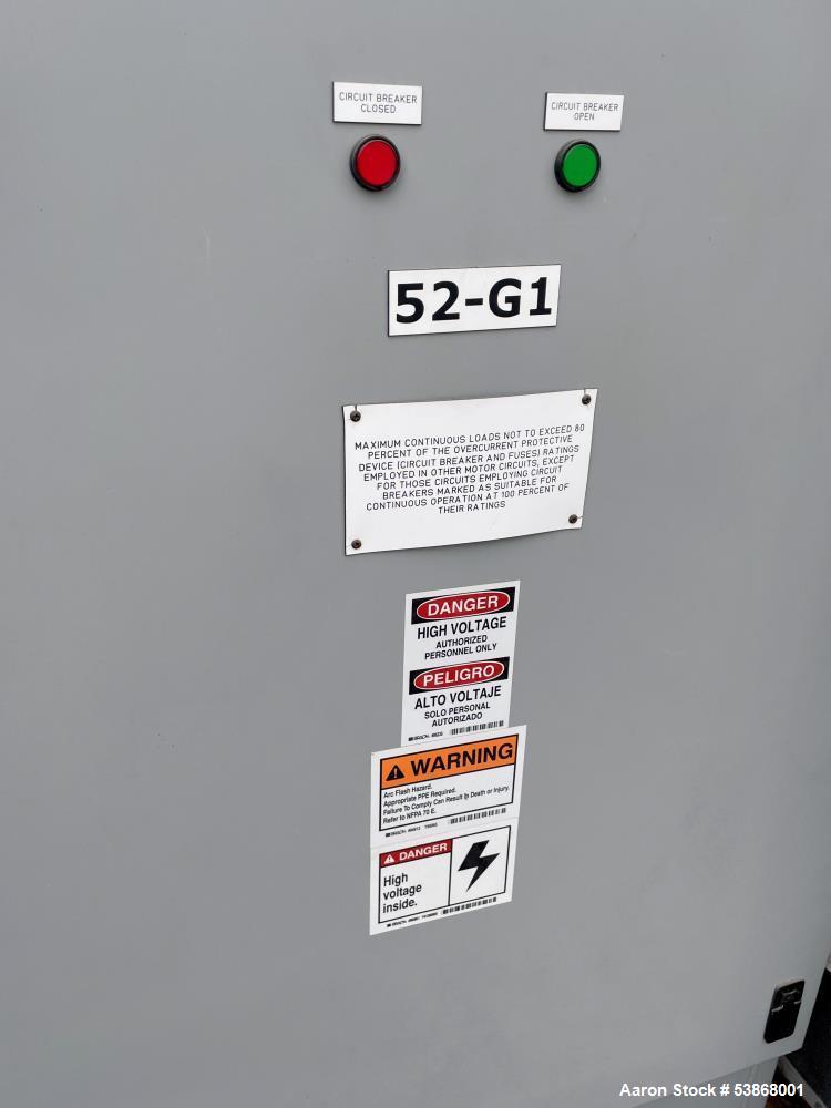 Used Cummins C1540 N6C Natural Gas Generator Set – 1540 kW, QSV91G Engine, Low BTU Gas Capable, 60 Hours