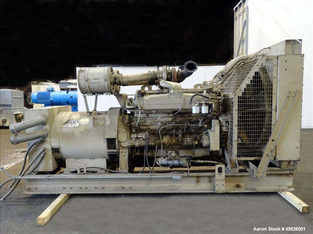 Used Cummins 500 kW diesel generator. Cummins VTA-1710-GS engine.
