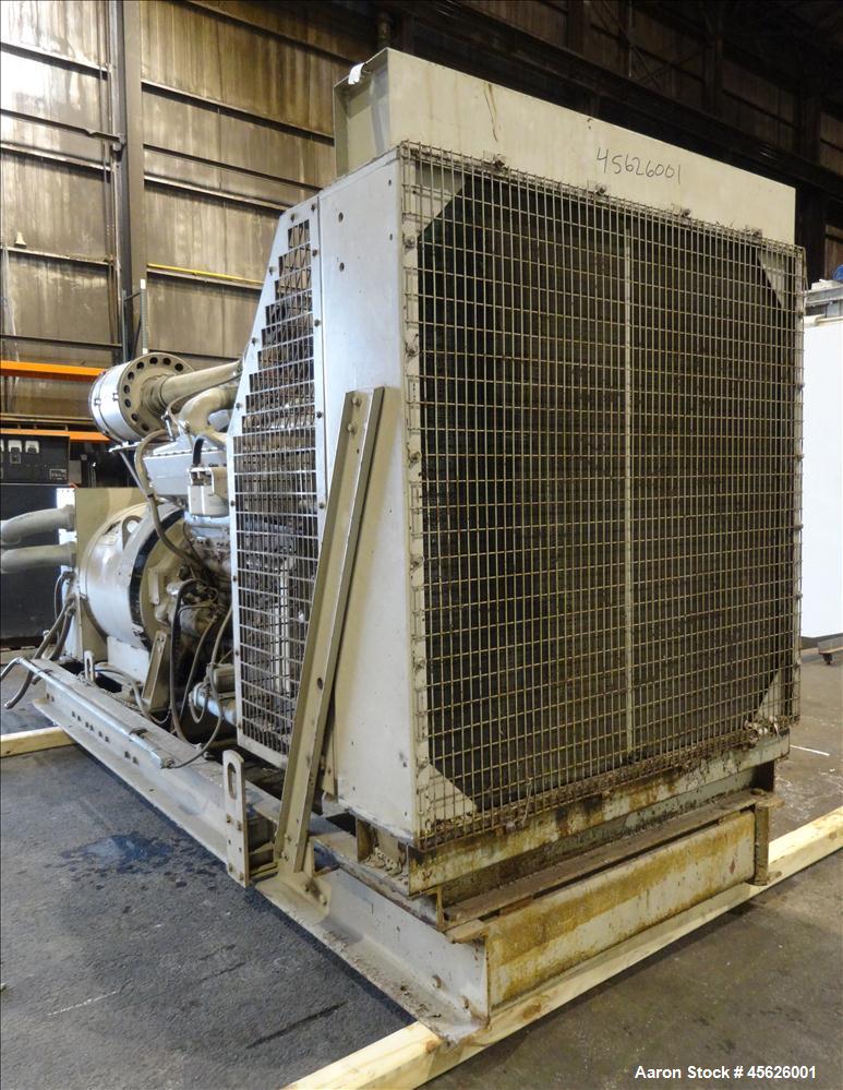 Used Cummins 500 kW diesel generator. Cummins VTA-1710-GS engine.