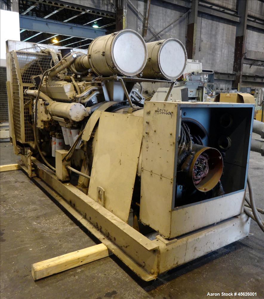 Used Cummins 500 kW diesel generator. Cummins VTA-1710-GS engine.