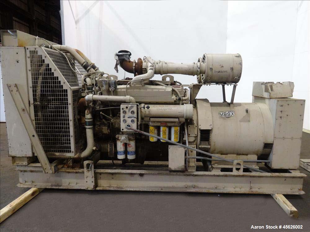 Used Cummins 500 kW standby diesel generator set, model CWI-680FDR.