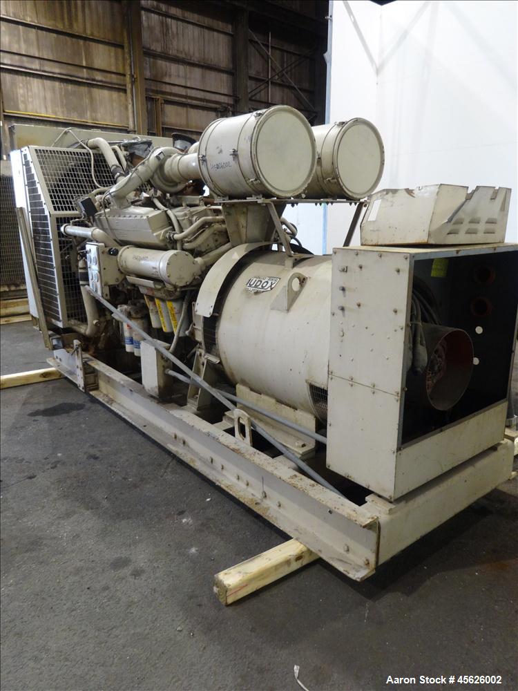 Used Cummins 500 kW standby diesel generator set, model CWI-680FDR.