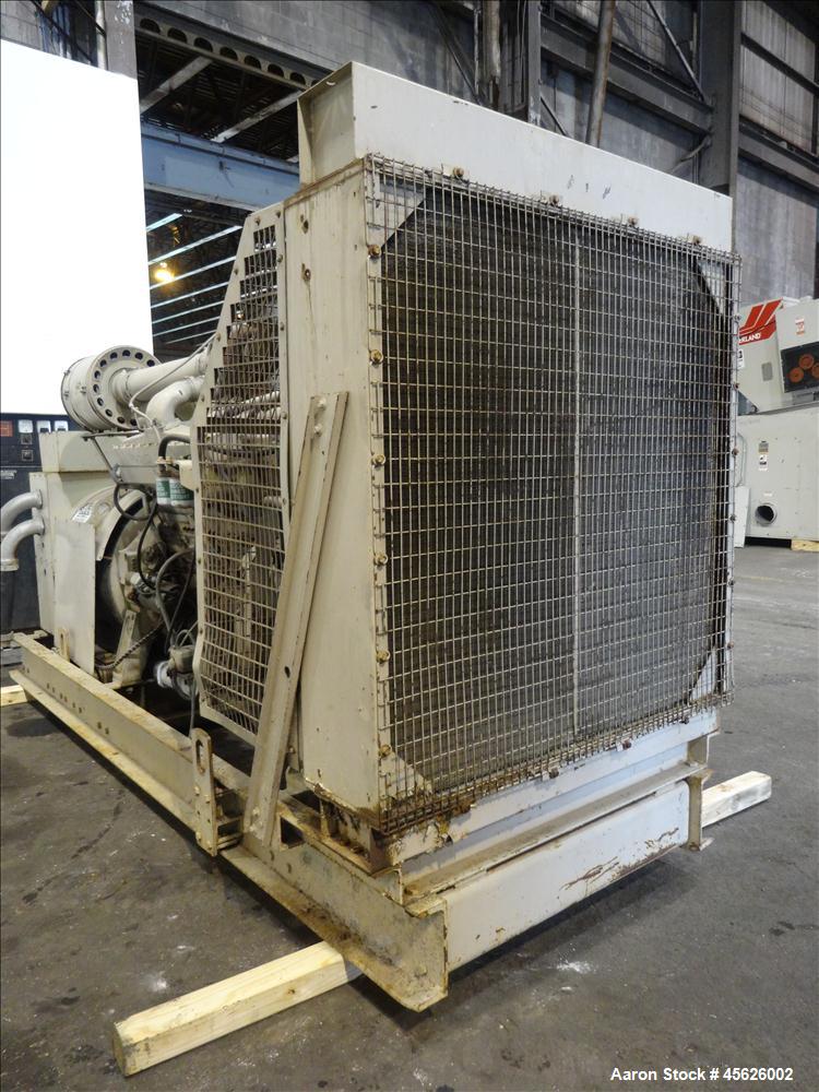 Used Cummins 500 kW standby diesel generator set, model CWI-680FDR.