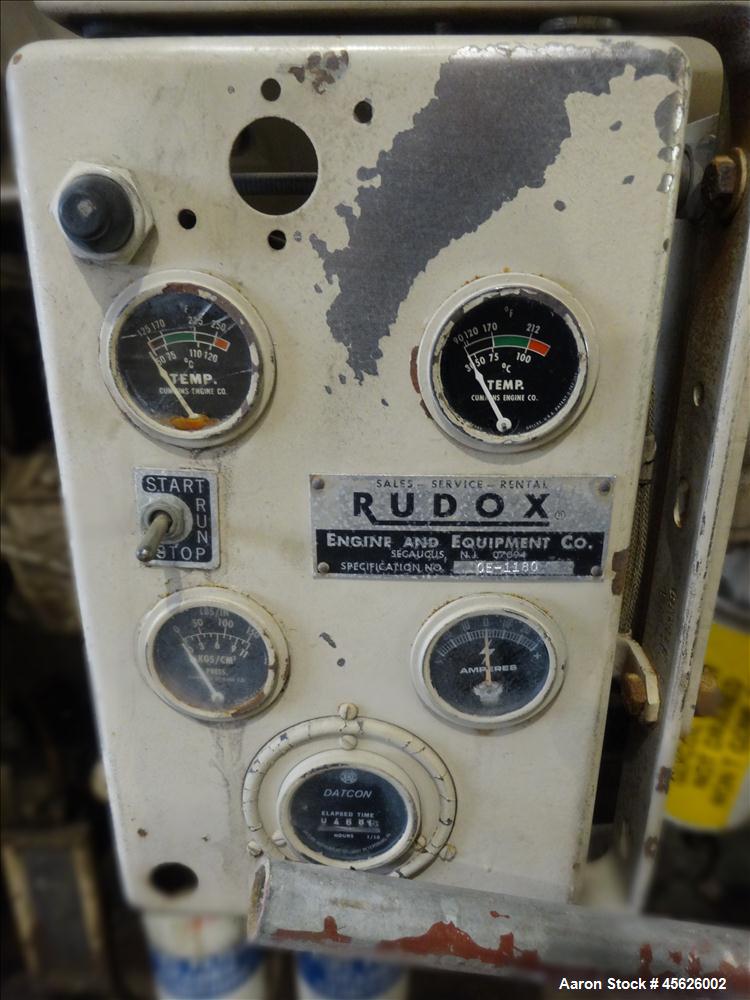 Used Cummins 500 kW standby diesel generator set, model CWI-680FDR.