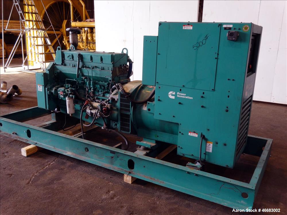 Used Cummins 230 kW Diesel Generator. Cummins LTA10-G1 Engine