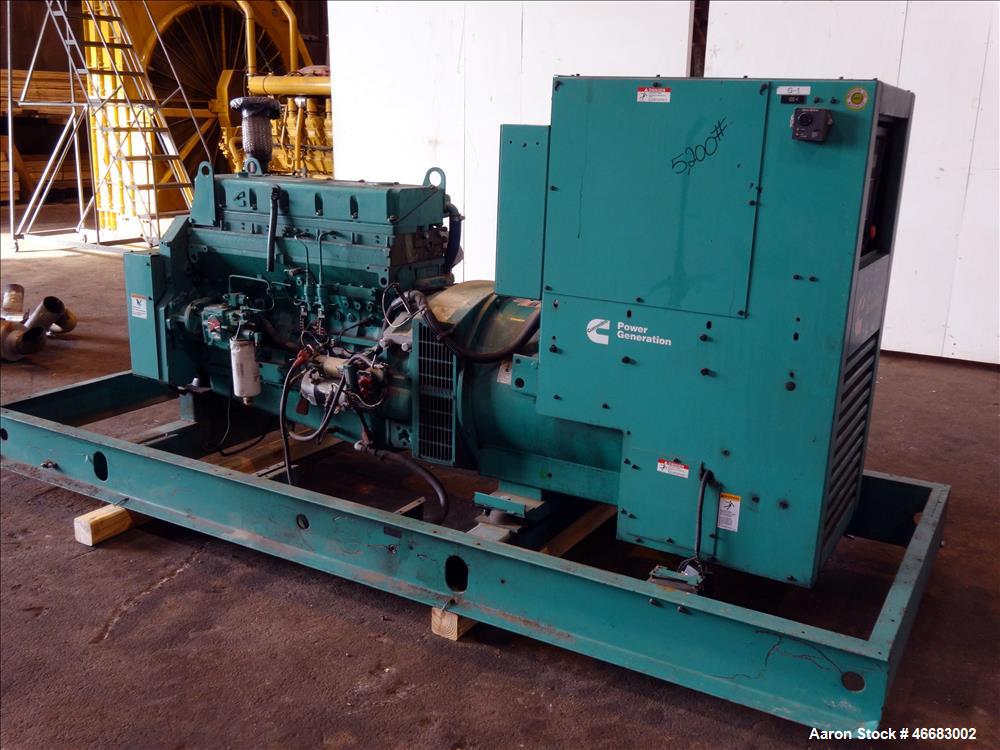 Used- Cummins 230 kW Diesel Generator. Cummins LTA10-G1 Engine